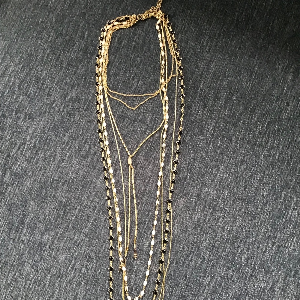 Stella and Dot Terney Layered necklace (7a)